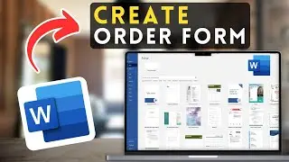 How to Create an Order Form in MS Word | Microsoft Word Tutorial (2025)