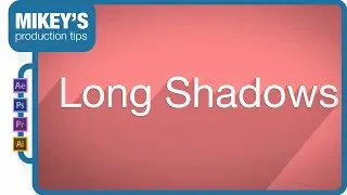 Long shadows in motion graphics tutorial