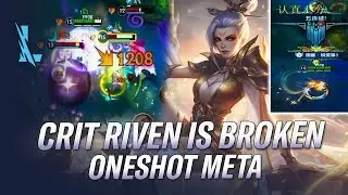 *BROKEN* CRIT RIVEN BUILD! HOW TO PENTAKILL WITH STYLE! | RiftGuides | WildRift