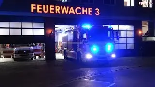 [Doppelalarm Gong/Durchsage] HLF und KLAF BF Nürnberg FW3