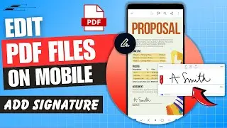 How to Edit PDF File in Mobile Using Adobe Acrobat | Edit PDF in Android | Add Signature in PDF File
