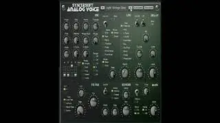 ANALOG VOICE DEMO-A FREE VST ANALOG MODEL SYNTH