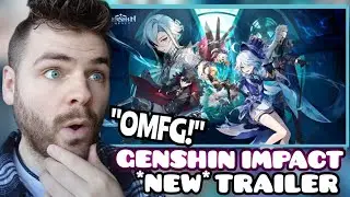 First Time REACTION to GENSHIN IMPACT *new* Version Trailer 4.1 | New Character Demos | REACTION!!