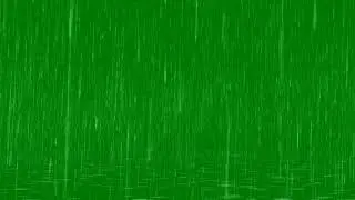 Raindrops Fall in Puddles - Free Green Screen Effect - free use