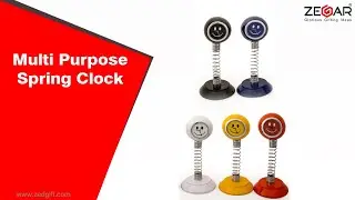 Spring Analogue Clock || Table Accessory || Car Decor || ZED Gift || ZEGAR Model 521