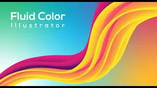 How to Create Fluid Color Abstract Background Fast & Simple Adobe Illustrator | abstract background