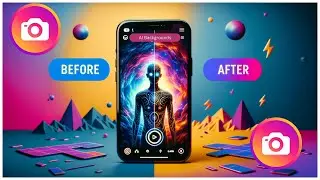 How To Add An AI Background To Your Instagram Stories