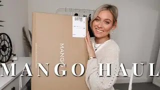 HUGE MANGO TRY ON HAUL! | Winter Essentials