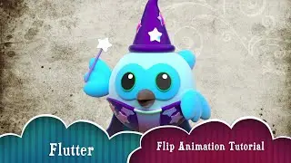 Flutter Flip Animation Tutorial, using TweenAnimationBuilder, Tween, Duration, Curves, and Transform