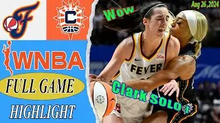 Indiana Fever vs Connecticut Sun [ FULL GAME Highlights ] | Aug 27,2024 | WNBA 2024 Season