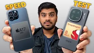 iQOO 12 vs iPhone 15 Pro Max {SD 8Gen3 vs A17 Pro} Speed Test Comparison