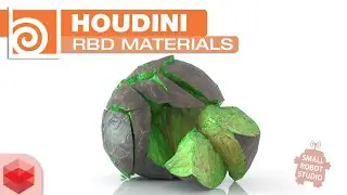 Houdini RBD Fracture Internal and External Materials Tutorial