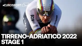 Filippo Ganna powered to victory on the opening stage of Tirreno-Adriatico | Eurosport