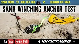 Sand Winching, best sand anchors off-road