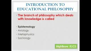 MCQs Related to  Educational Philosophy | Education | B.ed | PPSC |  FPSC | in Urdu /Hindi