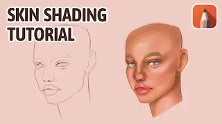 Skin Shading Tutorial in Autodesk Sketchbook | Sketchbook Tutorial for Beginners