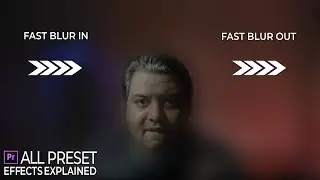 Fast Blur In-Fast Blur Out | All Presets Explained-2 | Premiere Pro | Life In Layers