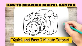 HOW TO DRAWING DIGITAL CAMERA Easy Step by Step