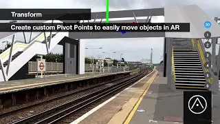 Position large models in AR using custom Pivots