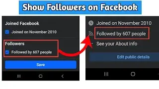 How to Show Followers on Facebook Profile 2024