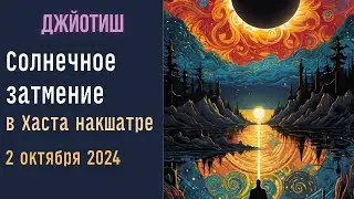 ⚡Солнечное затмение  в накшатре Хаста в Деве | Как смотреть результаты | Астрология Джйотиш