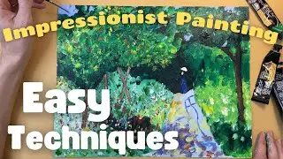 Renoir Art Lesson | Impressionist painting for kids, teens and teachers