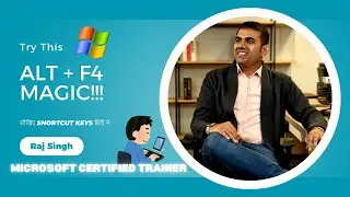 PC Shutdown Shortcut Key: Alt + F4 Explained | Raj Singh Microsoft Certified Trainer