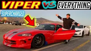 Supercharged Dodge Viper Street Racing EVERYONE