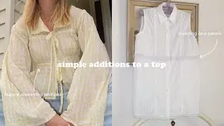 DIY // 2 Simple Ways to Level Up a Button Up (or any garment)