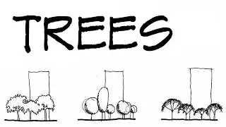 Trees For Architecture Sketches - Architecture Daily Sketches