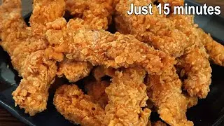 Easy Fried Chicken with available ingredients at your kitchen