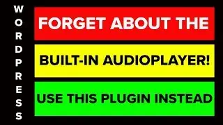 Best FREE Audio Plugin for Wordpress | Responsive Design