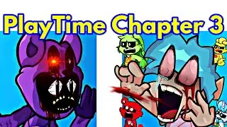 Friday Night Funkin Vs New Catnap | Playtime Chapter 3 Smiling Critters (FNF/Mod/Gameplay)