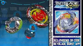 ALL PHOENIX QR CODES BEYBLADE BURST SURGE APP || PRO SERIES PERFECT PHOENIX