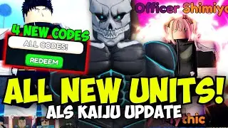 [4 New Codes] The New Kaiju Units in Anime Last Stand are OP! (All showcases)