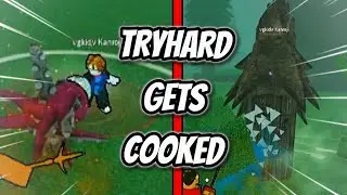 Tryhard Gets COOKED [ Rogue Demon Roblox ]