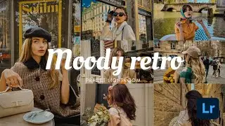 Moody retro preset lightroom tutorial - Lightroom Mobile Presets