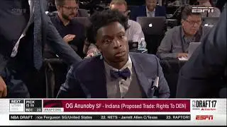 2017 NBA Draft: Toronto Raptors Select OG Anunoby