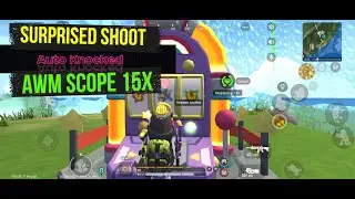 Surprised Shoot | AWM Scope 15x | Auto Knocked - Sausage Man