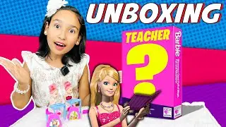 Magical Barbie Teacher Doll Toy Set Unboxing & Playtime Adventure!