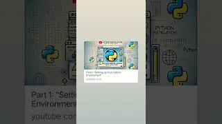 Settings Up Python Environment #python  #coding  #programming
