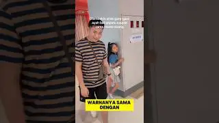 momen lucu ketika anak perempuan ngambek sama ayahnya ‼️