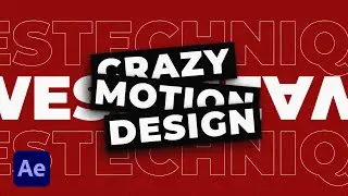 4 Crazy Typography Ideas in After Effects | Motion Graphics Tutorial