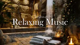 Rest Mind Quickly with Healing Piano Music and Cozy Spa Room - Relaxing Piano Music for Deep Sleep