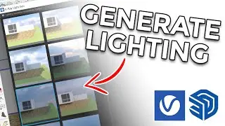 Using Vray 5 Light Gen to Generate Lighting in Vray 5 for Sketchup | Light Gen Vray Tutorial