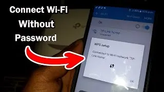 Connect to WiFi Without Password Using WPS Push Button