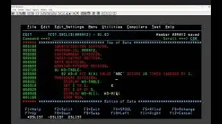 Subscript and Index example in COBOL | All About Mainframes