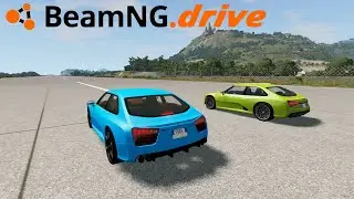 BeamNG drive: Drag - Hirochi eSBR vs Hirochi SBR4