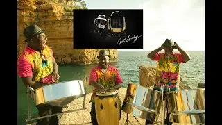 Live steel drums cover Daft Punk featuring Pharrell Williams 'Get Lucky / Daft Punk Around The World