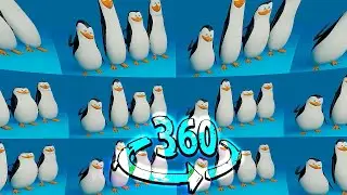 Los Pingüinos me la van a Mascar OVER 1 MILLION TIMES VR 360°